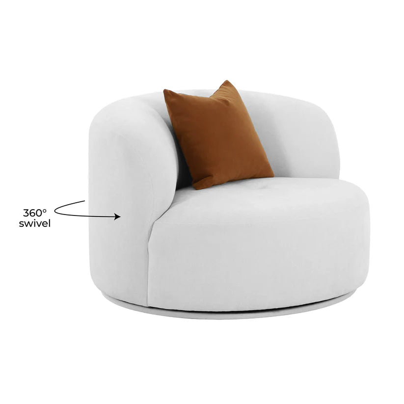 Clif Velvet Chair- Gray