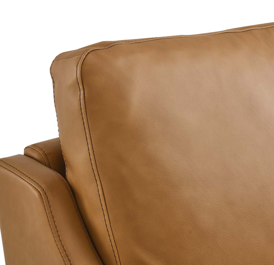 Lancor Leather Armchair Tan