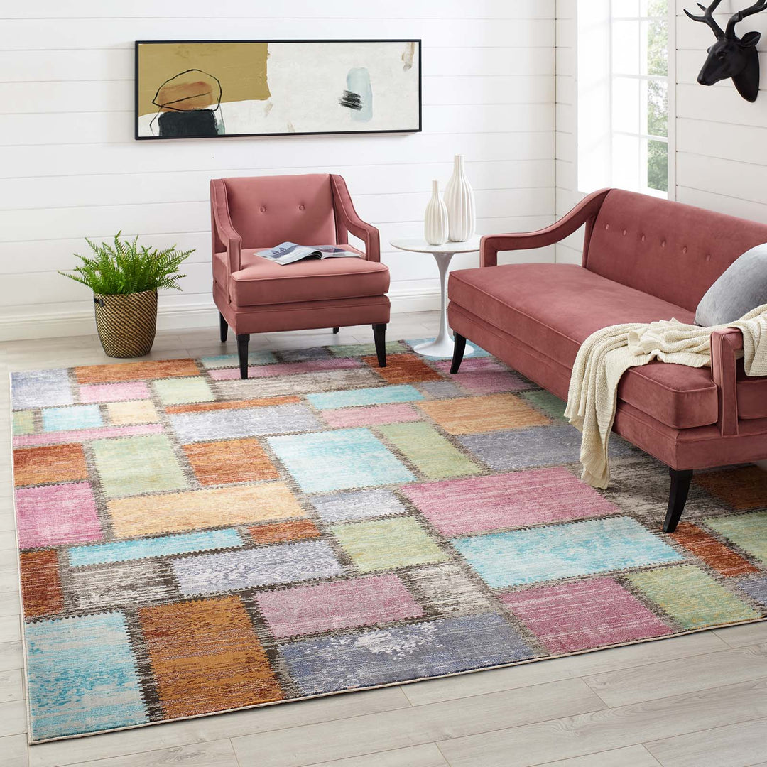 Marissa Abstract Mosaic Area Rug