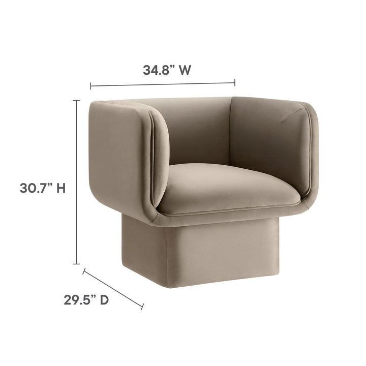 Tala Taupe Accent Chair