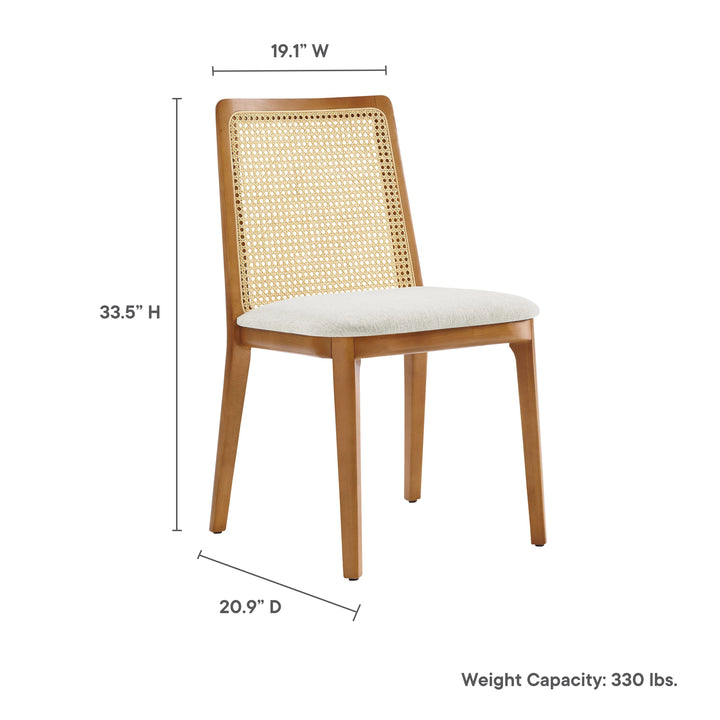 Cana Honey and Ivory Dining Side Chair