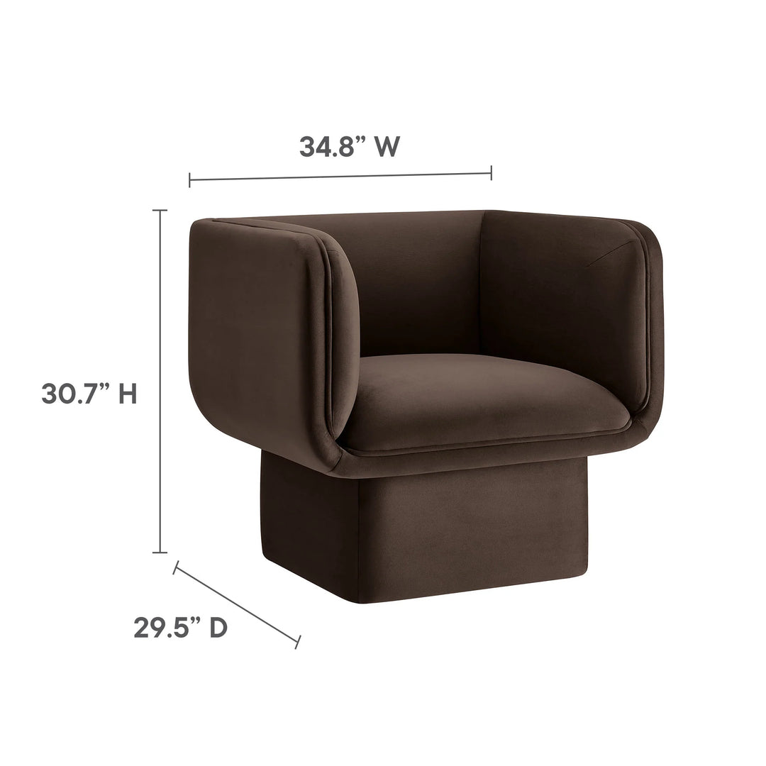 Tala Brown Accent Chair