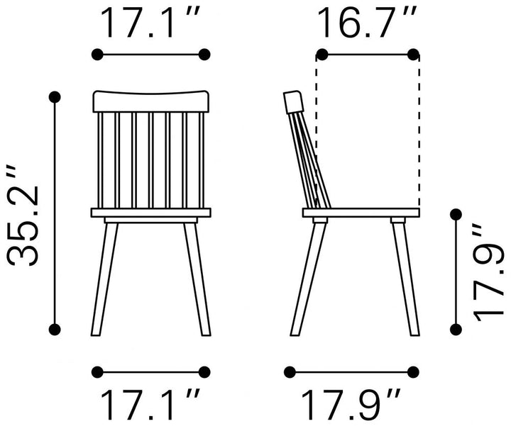 Annie Dining Chair - Set of 2