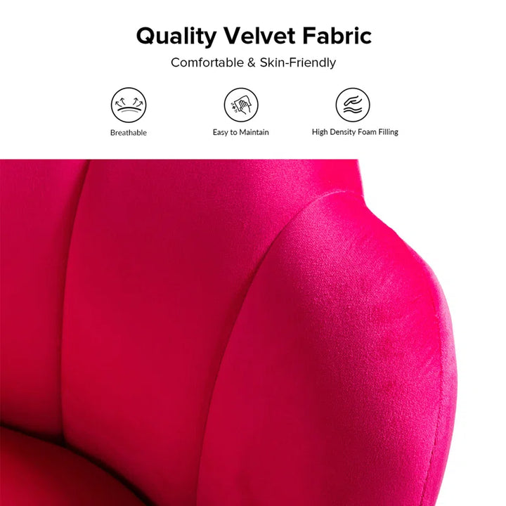 Hendrix Velvet Accent Chair