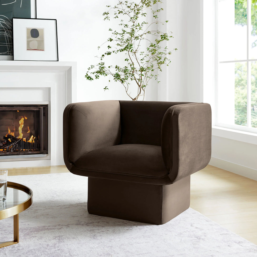 Tala Brown Accent Chair