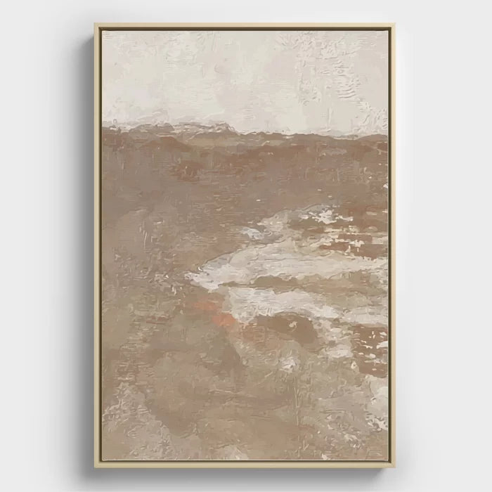 Neutral Painting Seascape  Coastal 1 Framed Mintaka