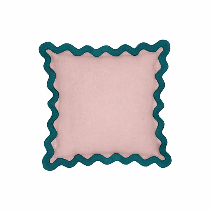 Savavannah Scalloped Edge Throw Pillow - 22" x 22"