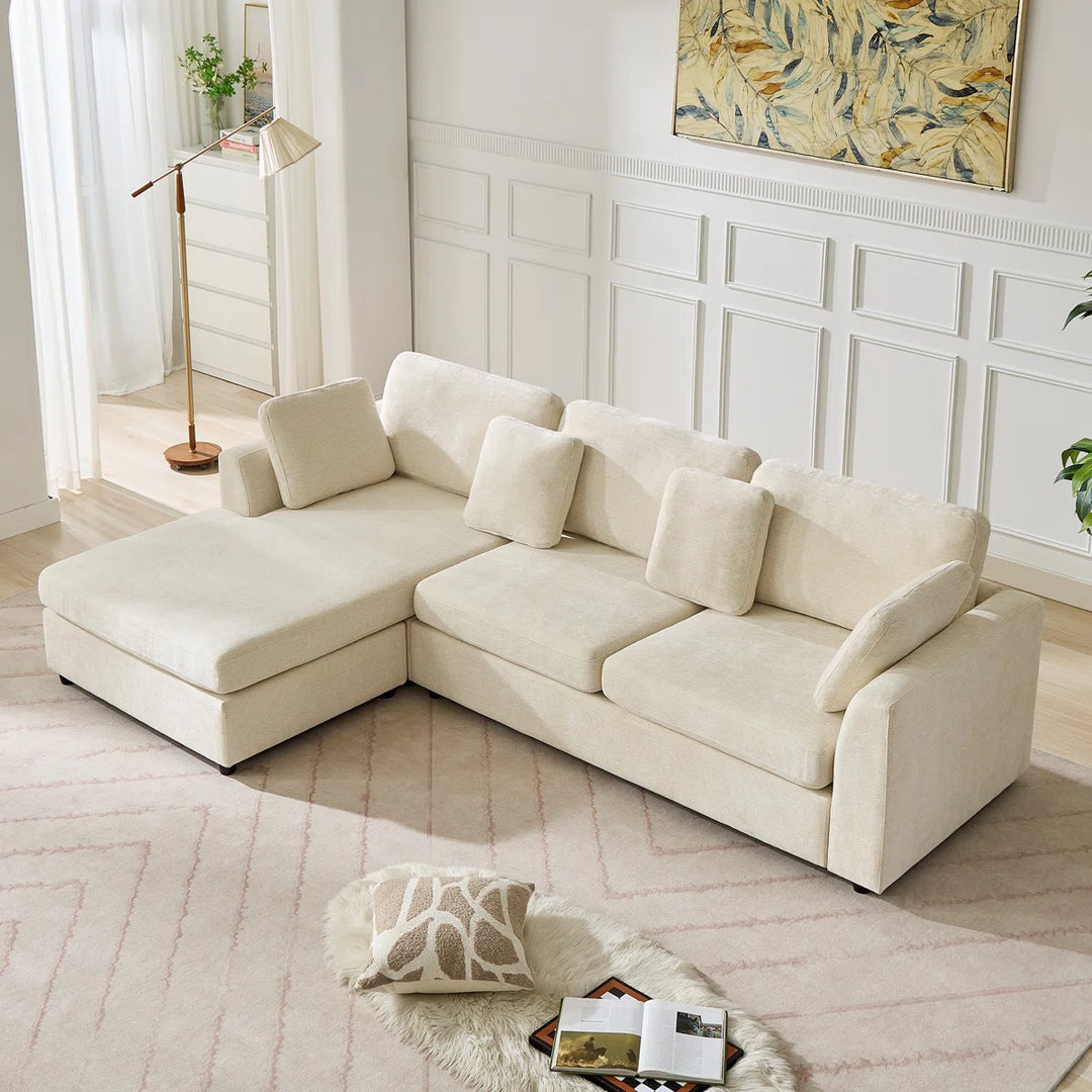 Wauseon 2 - Piece 108.7" Upholstered L Shape Sofa with Convertible Chaise