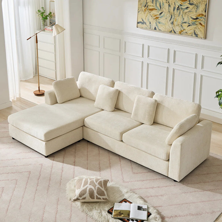 Wauseon 2 - Piece 108.7" Upholstered L Shape Sofa with Convertible Chaise