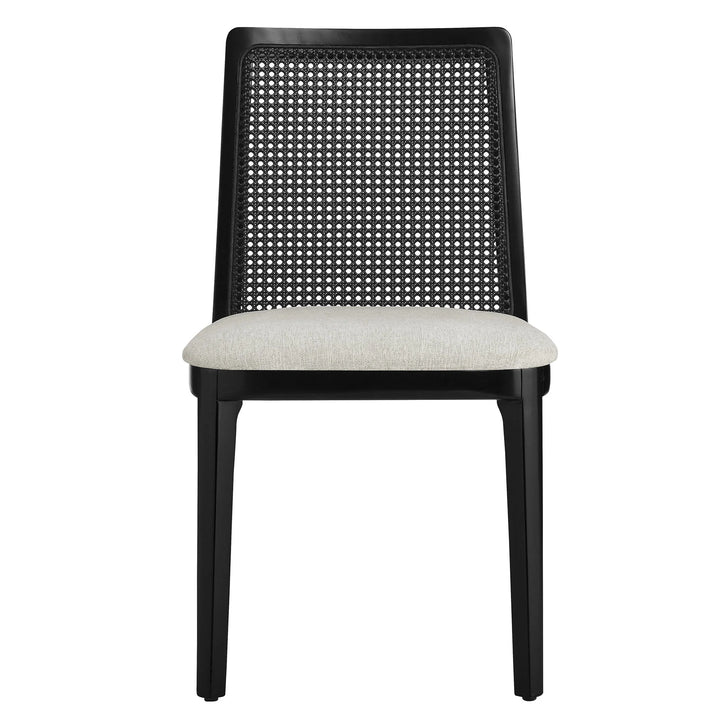 Cana Black and Ivory Dining Side Chair