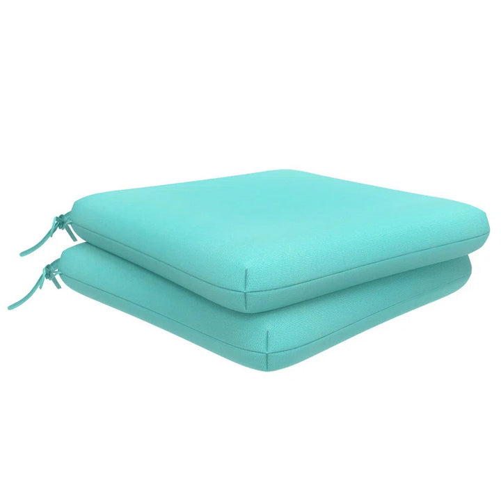 Sunbrella Square Dining Chair Cushions (Set of 1), 3" Foam Replacement Cushion