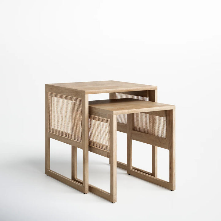 Cinna Solid Wood Nesting Tables