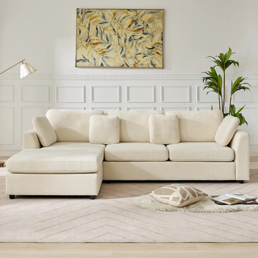 Wauseon 2 - Piece 108.7" Upholstered L Shape Sofa with Convertible Chaise