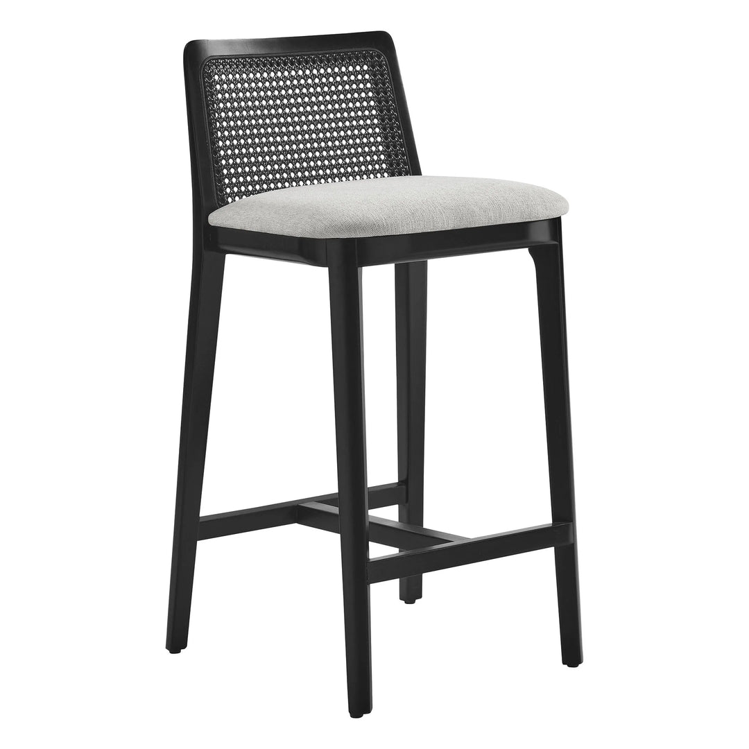 Cana Black and Ivory Counter Stool