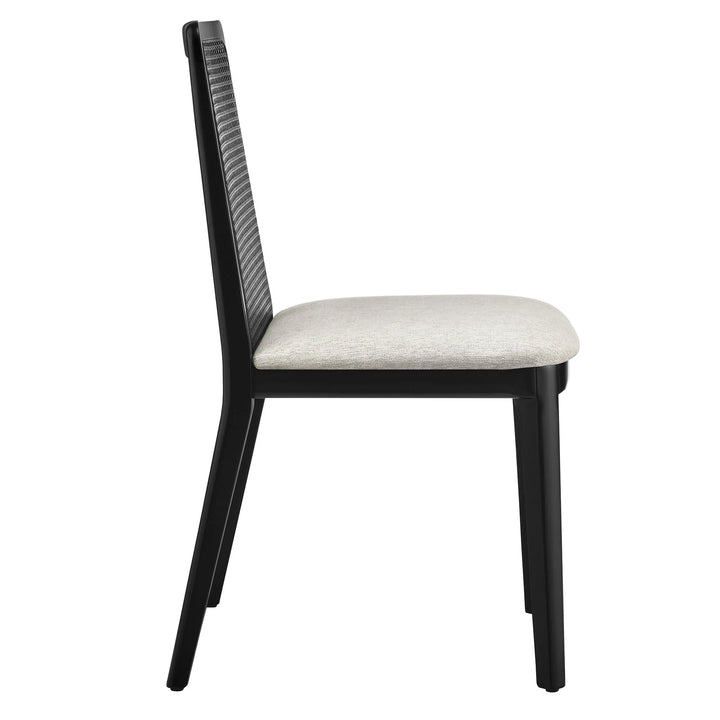 Cana Black and Ivory Dining Side Chair