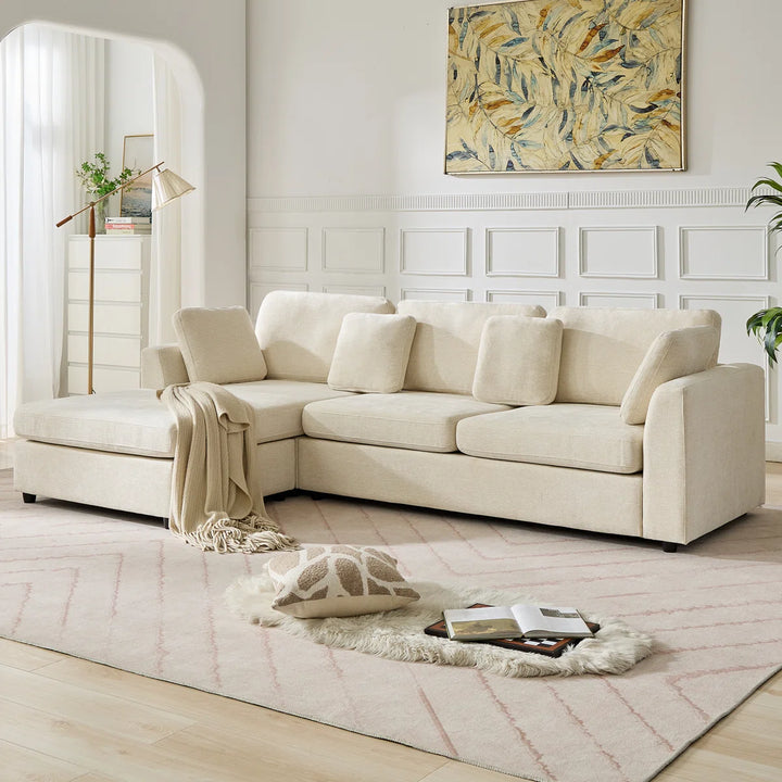 Wauseon 2 - Piece 108.7" Upholstered L Shape Sofa with Convertible Chaise