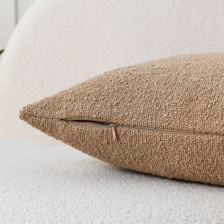 Textured Throw Pillow Covers Textured Boucle Throw Pillow Covers (Set of 2)