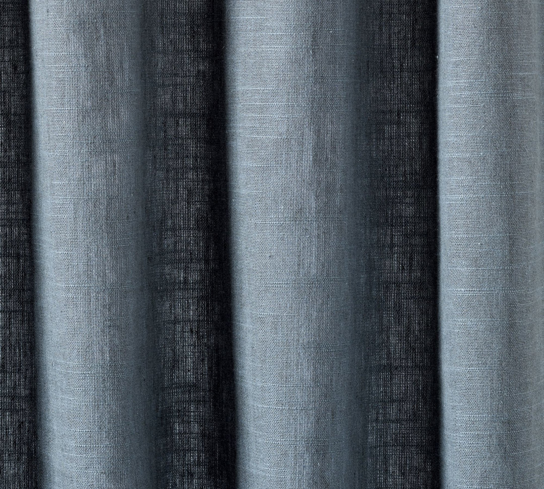 Emery Linen Curtain Mineral Blue 108"