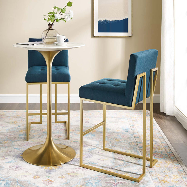 Nest Gold Stainless Steel Barstool