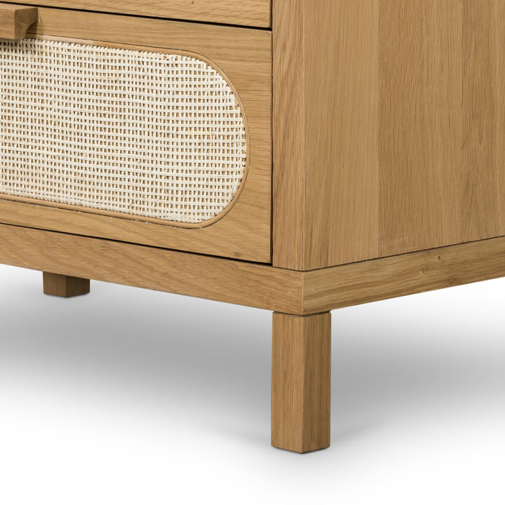 Chey Cane 5 Drawer Dresser