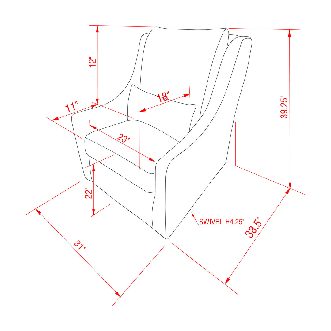 Kingston Swivel Chair