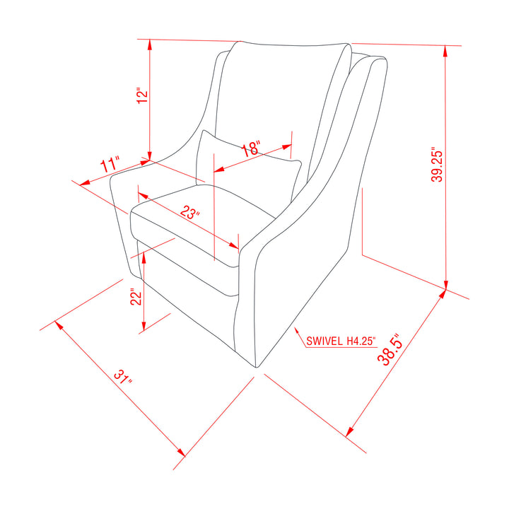 Kingston Swivel Chair