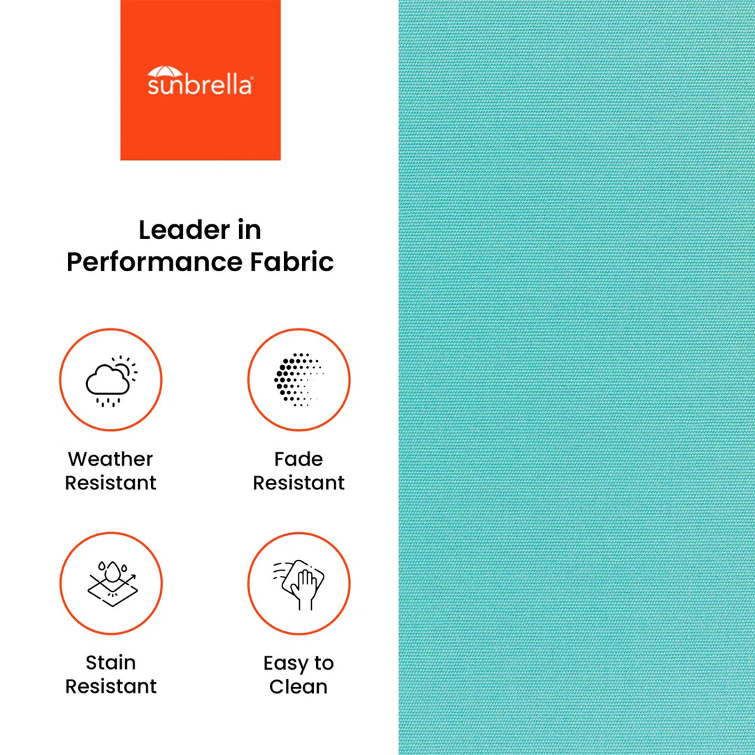 Sunbrella Square Dining Chair Cushions (Set of 1), 3" Foam Replacement Cushion