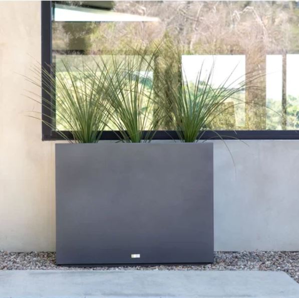 Metallic Series Galvanized Powder-Coated Steel Planter Box