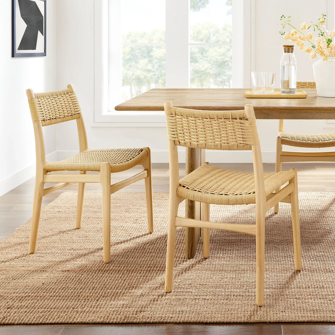 Sumna Natural Dining Side Chairs - Set of 2