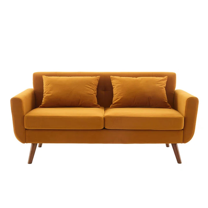 Jadier 66" Upholstered Loveseat Square Sofa