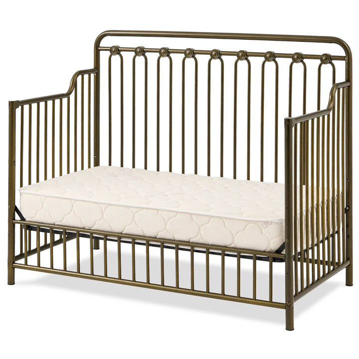 Baldwin 4 In 1 Convertible Metal Crib In Alabaster