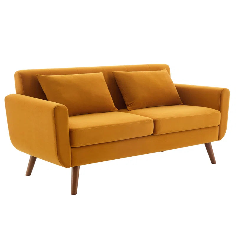 Jadier 66" Upholstered Loveseat Square Sofa