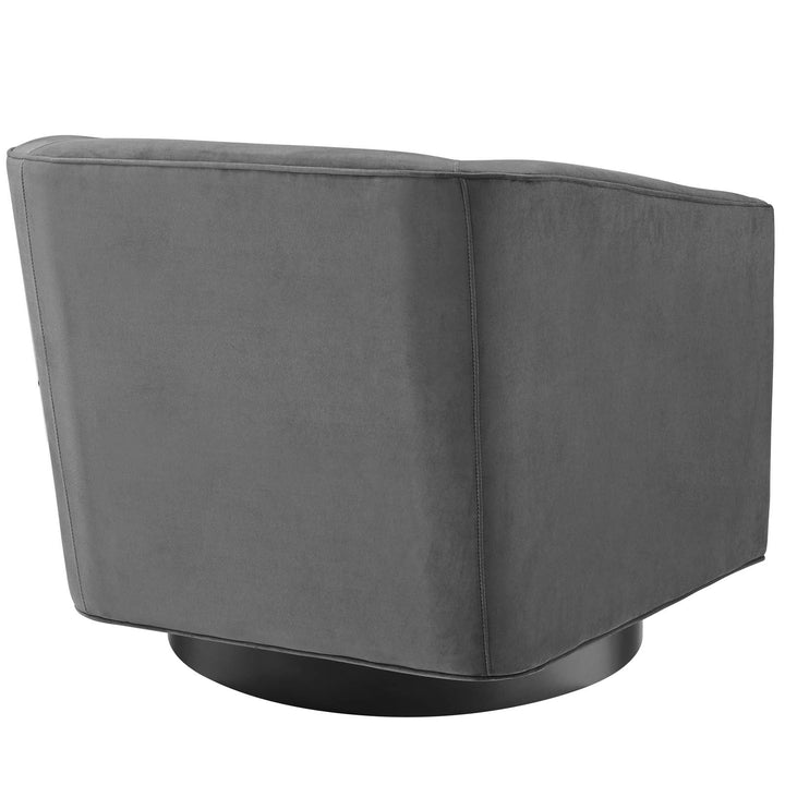 Witts Accent Swivel Chair Gray