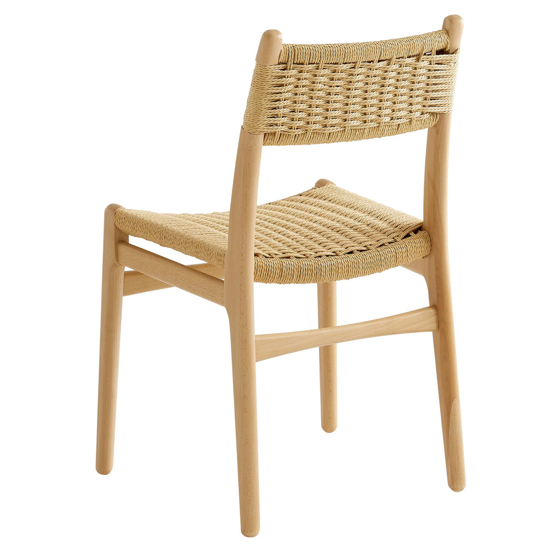 Sumna Natural Dining Side Chairs - Set of 2