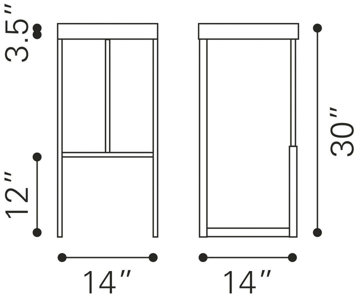 Derin Barstool - Set of 2