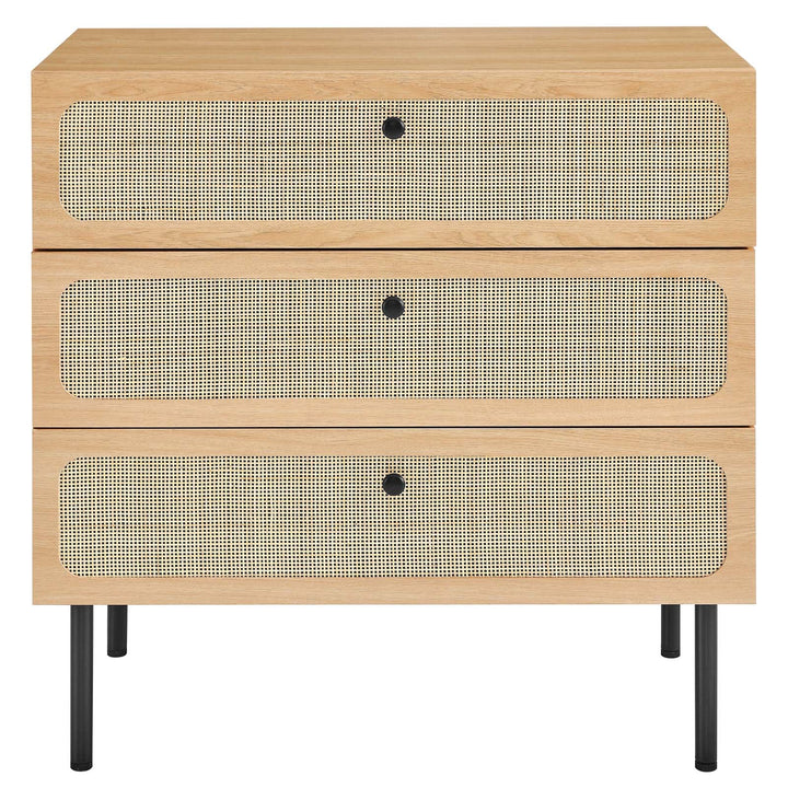 Charlotte 3-Drawer Chest in Oak