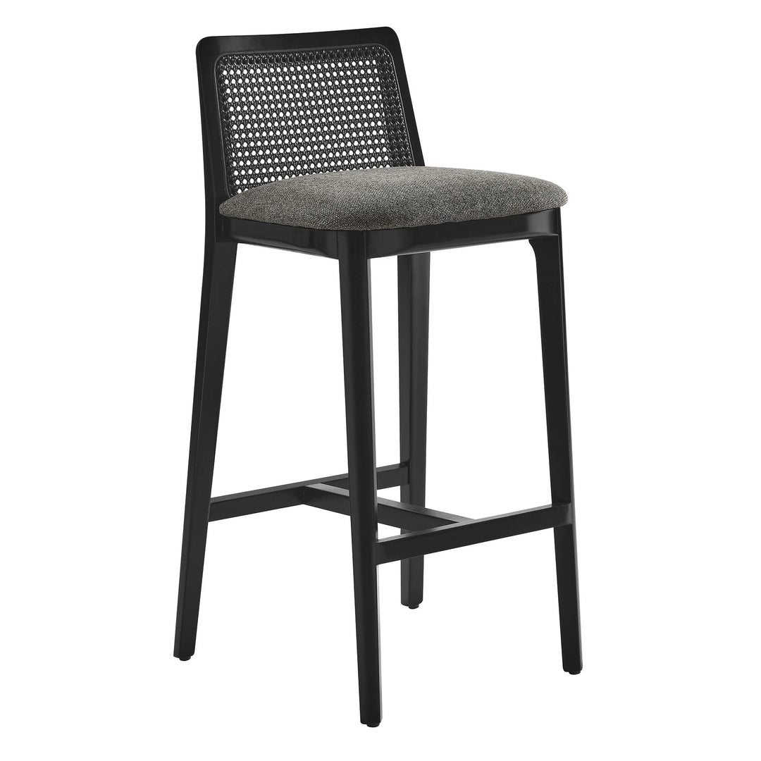 Cana Black and Gray Bar Stool