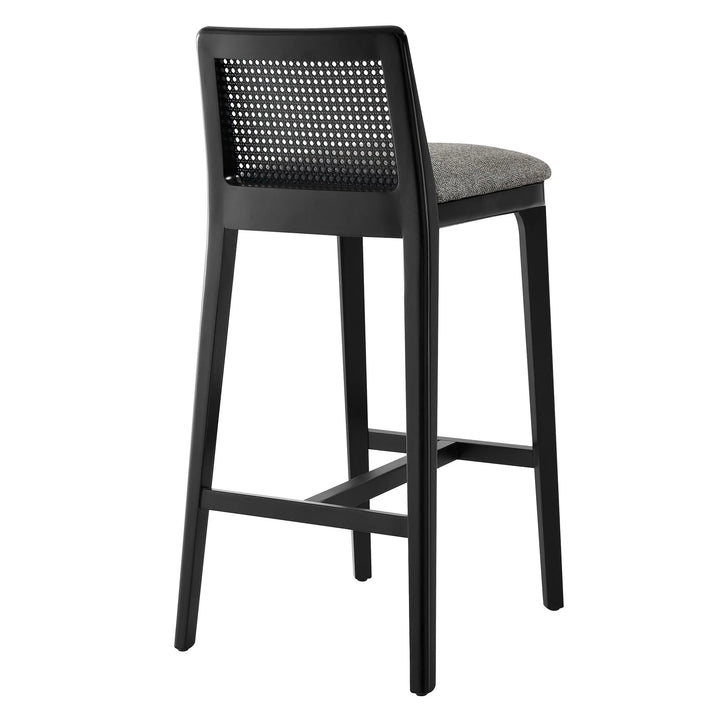 Cana Black and Gray Bar Stool