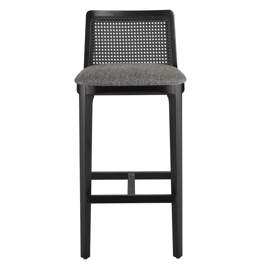 Cana Black and Gray Bar Stool