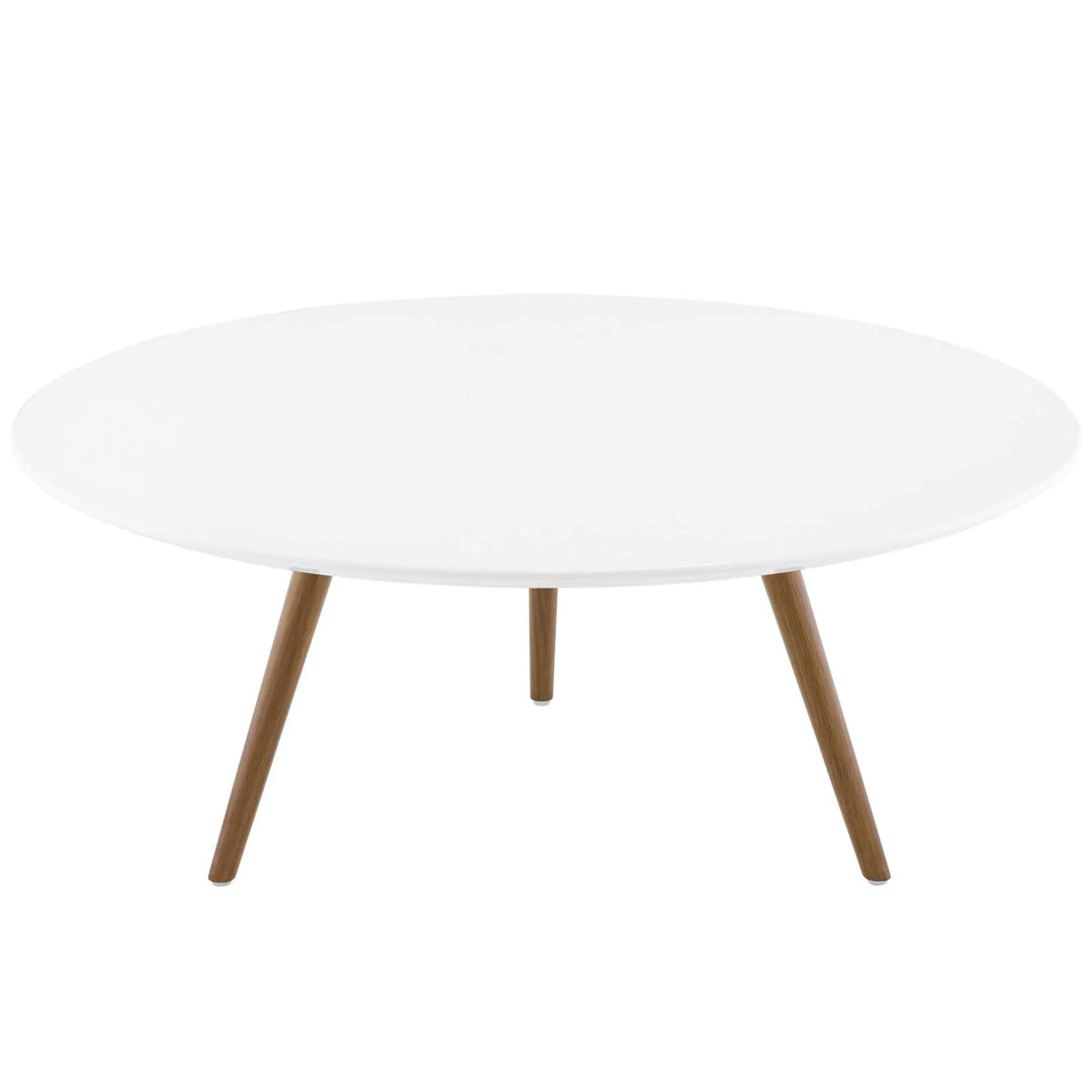 Pila 36" Round Wood Top Coffee Table