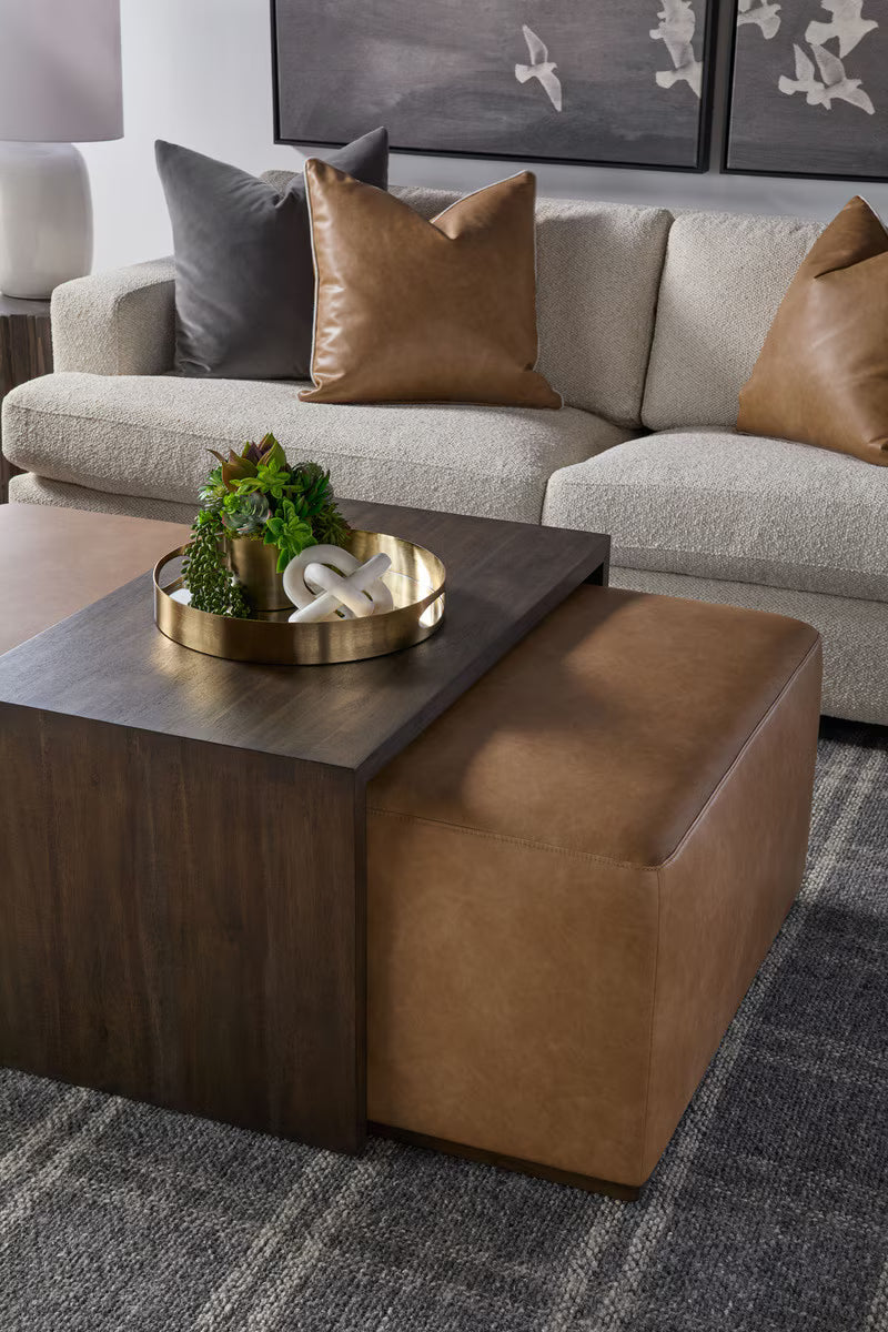 Dovetail Upholstered Coffee Table