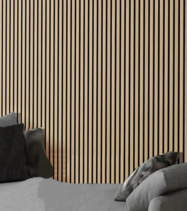 Natural Oak Acoustic Slat Wood Wall Panels