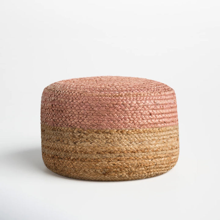Teele 18" Wide Round Pouf Ottoman
