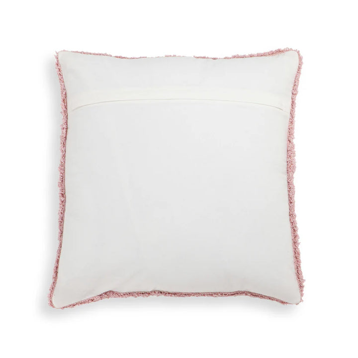 Bloom Tufted Cotton 20" Square Accent Pillow