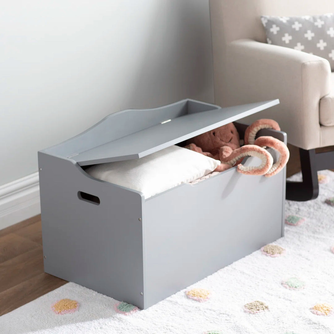 Akena Harriet Bee Toy Storage Bench Harriet Bee Finish: Gray