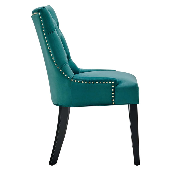 Grant Tufted Velvet Dining Chair Set of 2 - Teal