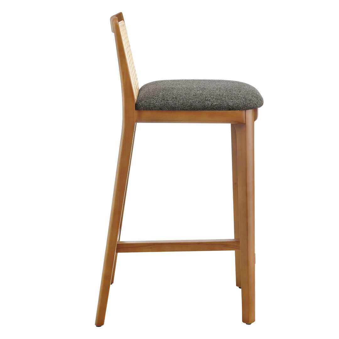 Cana Honey and Gray Counter Stool