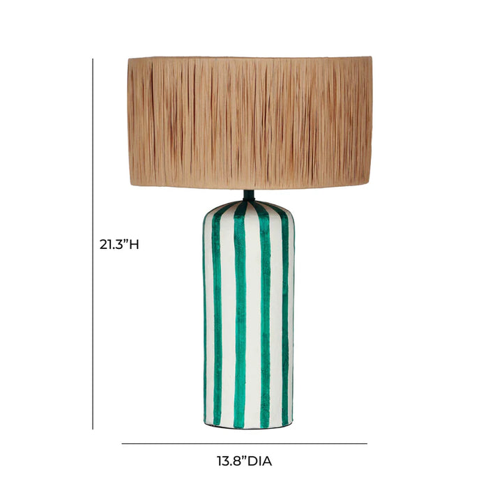 Rio Striped Table Lamp