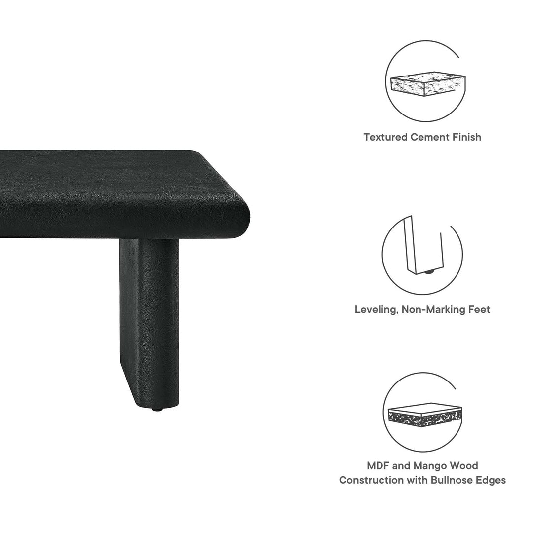 Conta Black Coffee Table