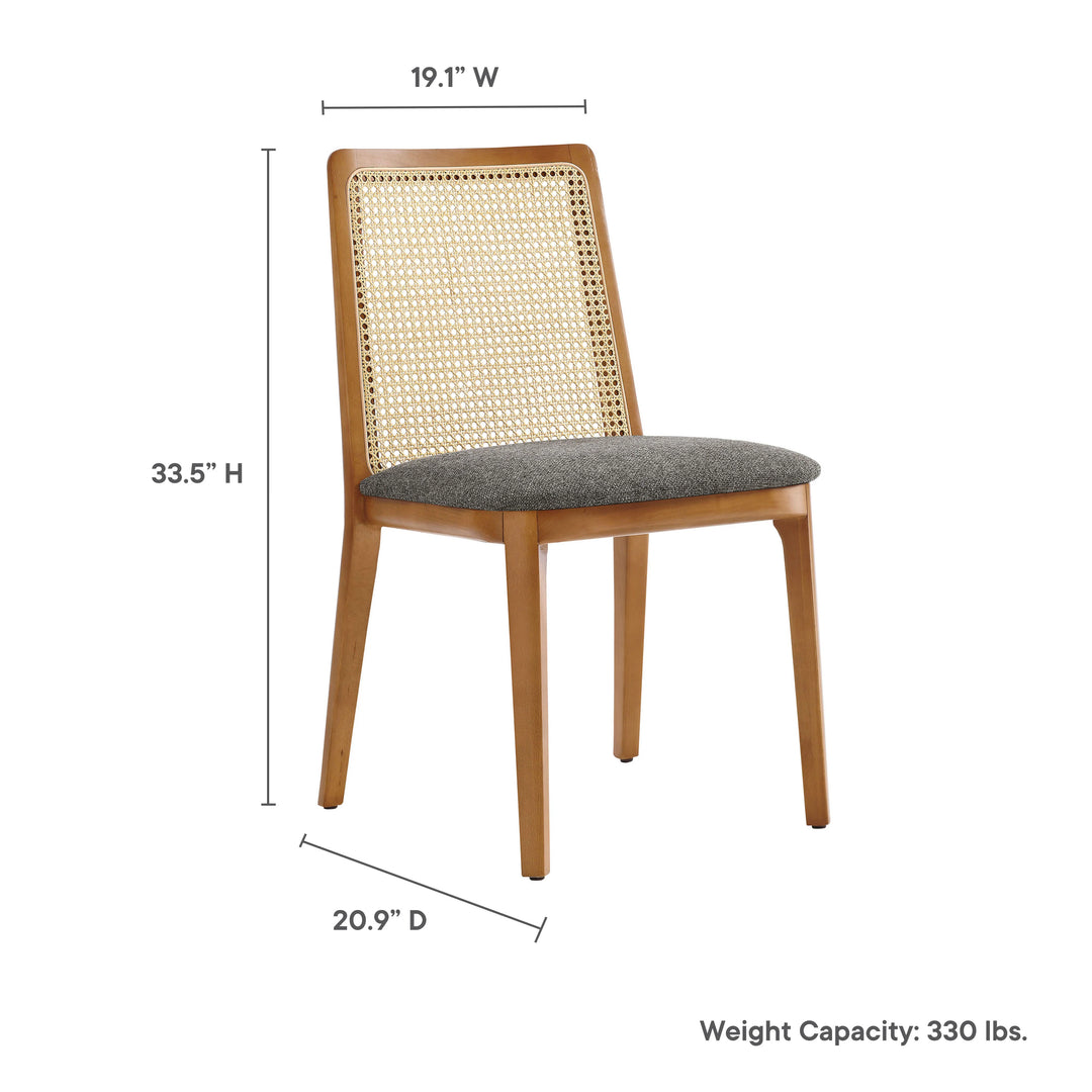 Cana Honey and Gray Dining Side Chair